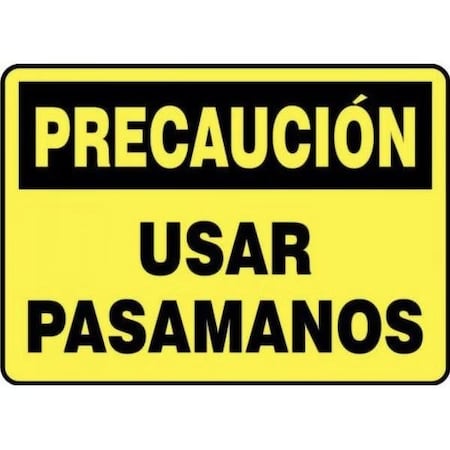 Accuform Caution Sign, SHMSTF659VA SHMSTF659VA